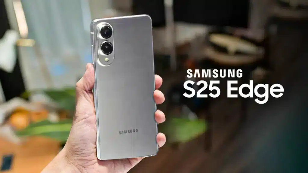 نمایی نزدیک از گوشی سامسونگ گلکسی S25 Edge