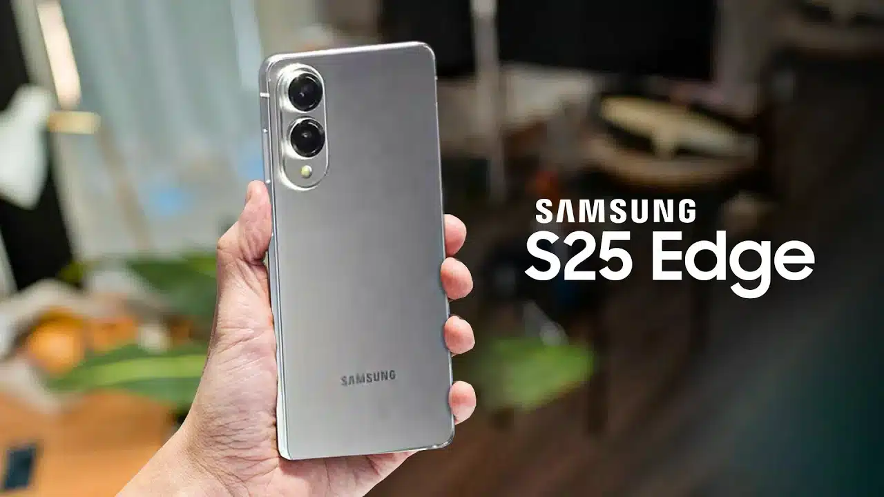 نمایی نزدیک از گوشی سامسونگ گلکسی S25 Edge
