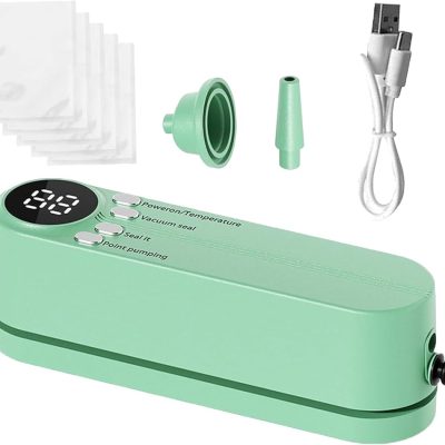 دستگاه وکیوم خانگی Vacuum Sealer مدل بسته‌بندی مواد غذایی