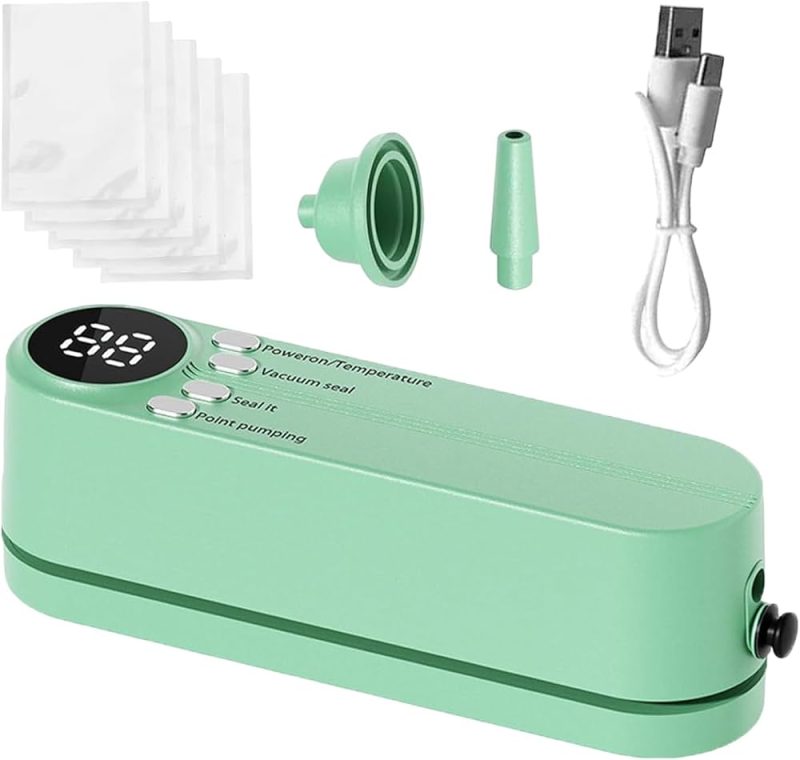دستگاه وکیوم خانگی Vacuum Sealer مدل بسته‌بندی مواد غذایی