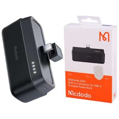پاور بانک Mcdodo 5000mAh با طراحی جمع‌وجور