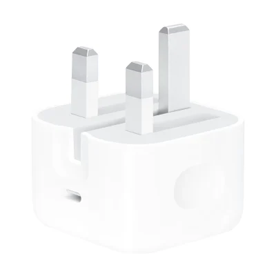 آداپتور شارژ سریع اپل 20 وات USB-C با دوشاخه بریتانیایی