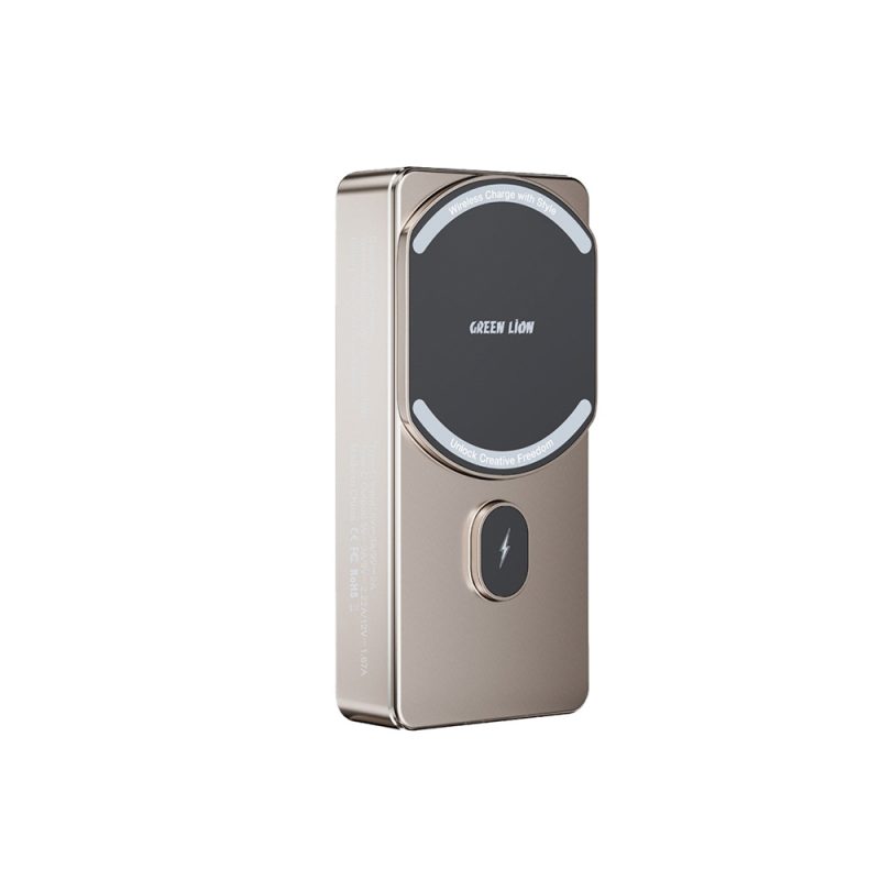 پاور بانک Green Lion 10000mAh مدل Milton با شارژ بی‌سیم