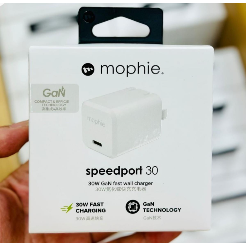 شارژر سریع 30 وات موفی با فناوری GaN و درگاه USB-C