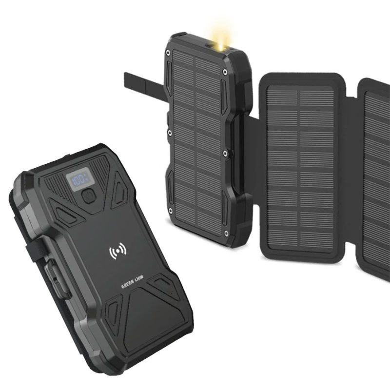پاور بانک Green Lion 20000mAh Solar با قابلیت شارژ خورشیدی و طراحی مقاوم