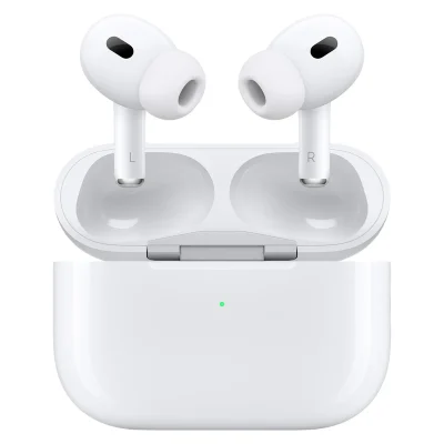 هدفون Apple AirPods Pro 2 با کیس USB‑C و ایرباد سفید — نسل دوم