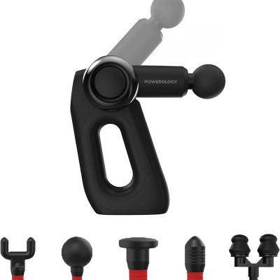 تفنگ ماساژ بدن Powerology مدل SM02 – ریلکس عضلات و بازیابی کامل بدن
