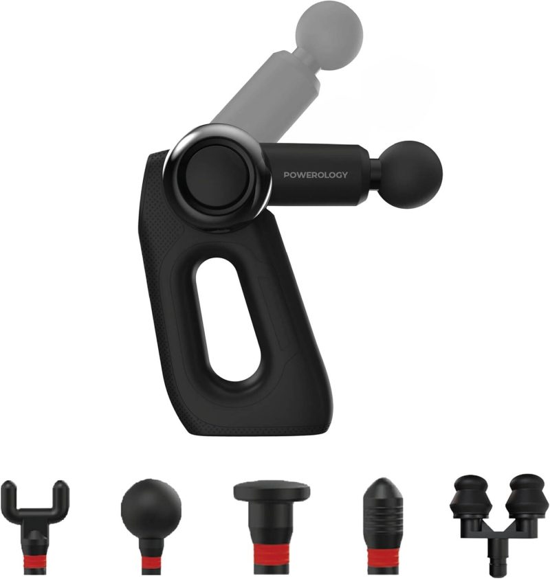 تفنگ ماساژ بدن Powerology مدل SM02 – ریلکس عضلات و بازیابی کامل بدن