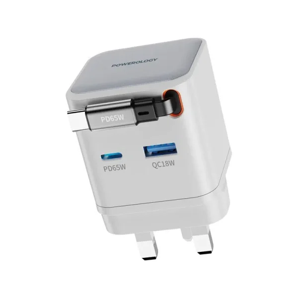 آداپتور شارژ سریع پاورولوژی