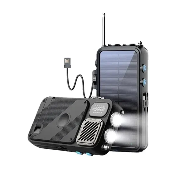 پاوربانک خورشیدی ۱۶۰۰۰ میلی‌آمپری POWEROLOGY