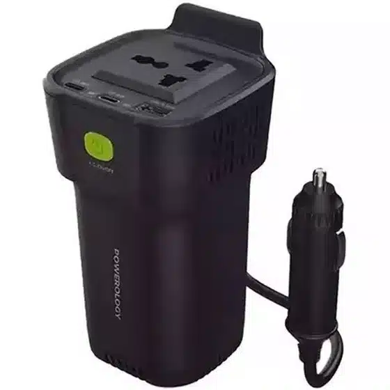 مبدل برق خودرو پاورولوجی مدل POWER INVERTER 150W P150INVBK