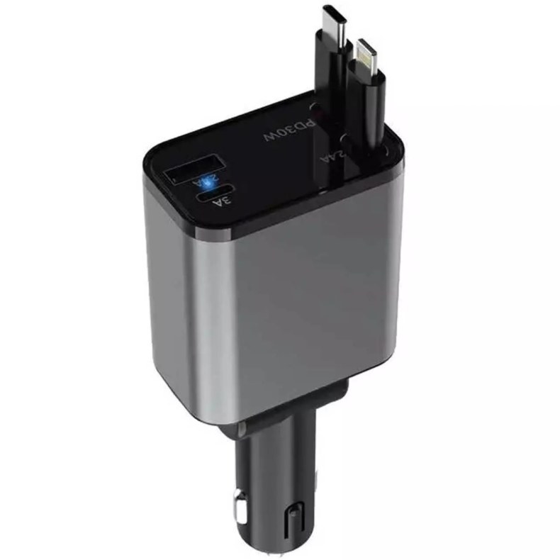 شارژر فندکی خودرو گرین لاین مدل GNRCC50WBK