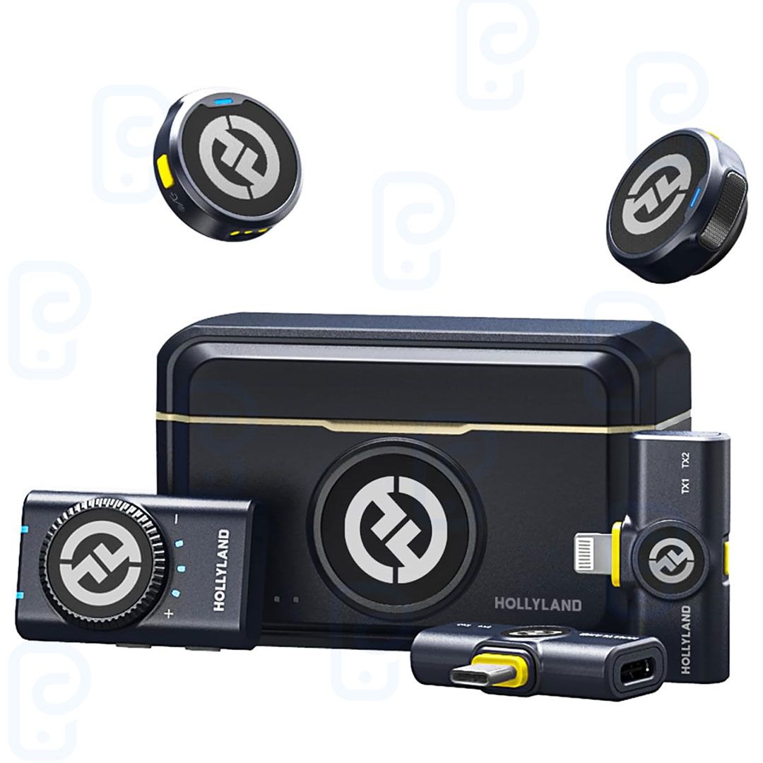 میکروفون یقه ای بی سیم هالی لند مدل Lark M2 COMBO